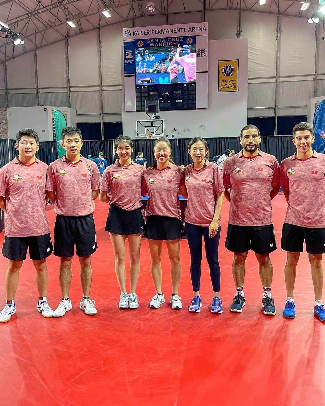 リリー・チャンのインスタグラム：「Great to be a part of the @majorleaguetabletennis West Coast Division debut and play in the first match with my team Bay Area Blasters! It was so cool to see a pro table tennis league finally come to fruition in the US. Highs and lows made for a tough overall weekend for the team, but just the beginning and we’re only going to come back better and stronger! LFG 💪」