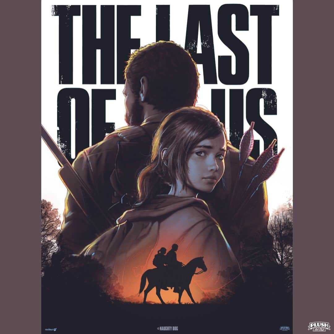 イリヤ・クブシノブ のインスタグラム：「🎉🎮 Celebrating 10 Years of Survival 🌿🧟‍♂️  Introducing The Last of Us 10th Anniversary Firefly Variant by the incredible @kuvshinov_ilya! 🔥  🌟 Limited Edition of 100 📏 Dimensions: 18"X24" 🖼 Technique: Giclee Print 🏢 Published by: @gallerynucleus X Plush Art Club 💰 Price: $75  Join us in commemorating a decade of heart-pounding action, emotional storytelling, and unforgettable characters. 🔥 This stunning artwork captures the essence of The Last of Us like never before. Whether you're a die-hard fan or a newcomer to this epic journey, this piece belongs on your wall.   Set your alarms because these collector's gems will be available exclusively NOW at www.gallerynucleus.com ! 🚨 Don't miss your chance to own a piece of gaming history. 🕛🕹️  Get ready to embrace the post-apocalyptic world in style! 🌍🎮 #TheLastOfUsAnniversary #IlyaKuvshinovArt #GamingMasterpiece #LimitedEdition #GalleryNucleus #CollectorEdition #tlouday #outbreakday #naughtydog #naughtydogstudios」