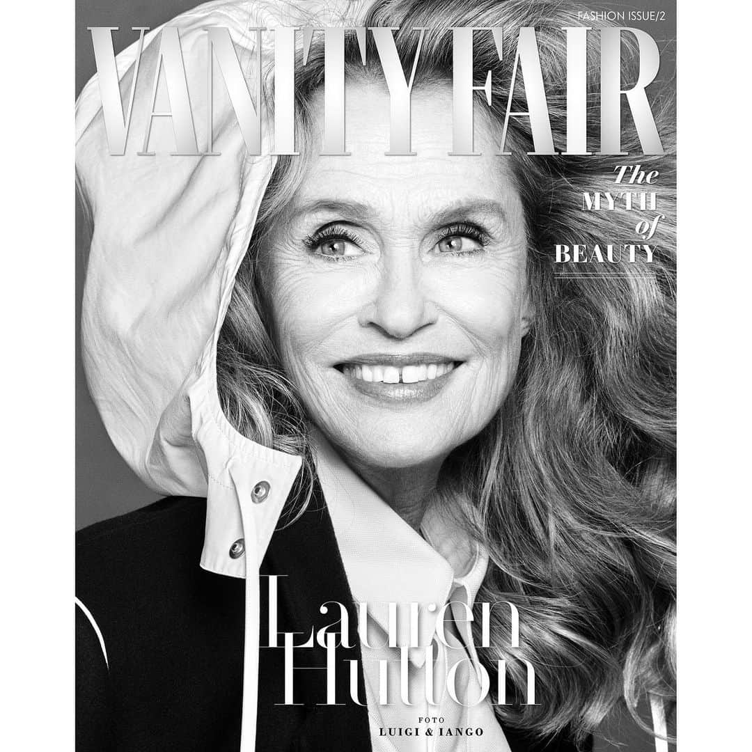 ルイージ&イアンゴのインスタグラム：「LAUREN ❤️ #LaurenHutten -THE MYTH OF BEAUTY- for @vanityfair @vanityfairitalia @vanityfairfrance @vanityfairspain @luigiandiango @luigimurenu @marchettisimone @michael_philouze @ferragamo @dolcegabbana @liselottevansaarloos @gonn24 @2bmanagement」