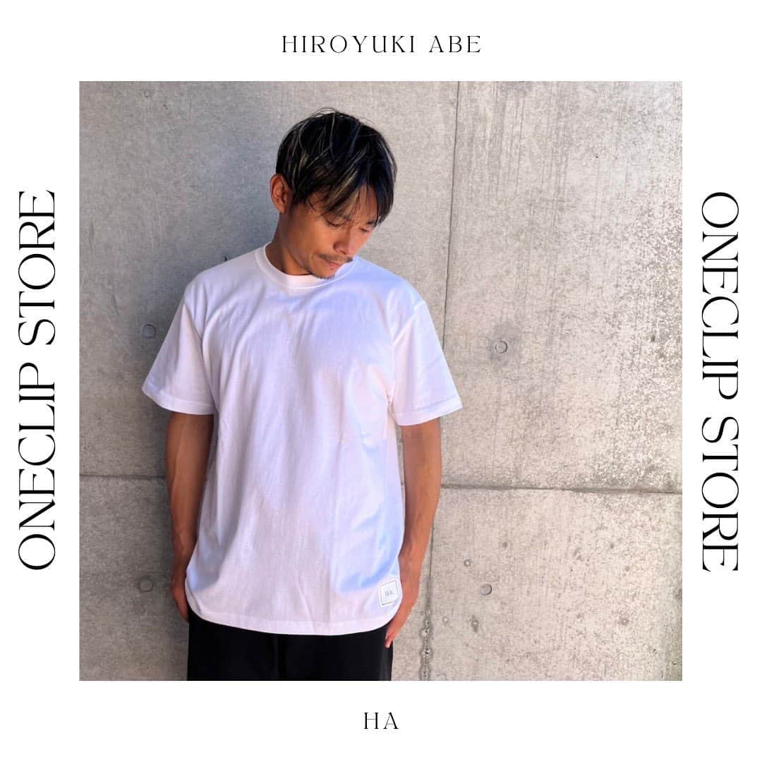 阿部浩之さんのインスタグラム写真 - (阿部浩之Instagram)「. 新しくTシャツ作りましたー！ まだまだ暑い日もあるので是非着てみてください〜👕  【ONECLIPストア】で検索」9月26日 20時39分 - abe_hiroyuki_official