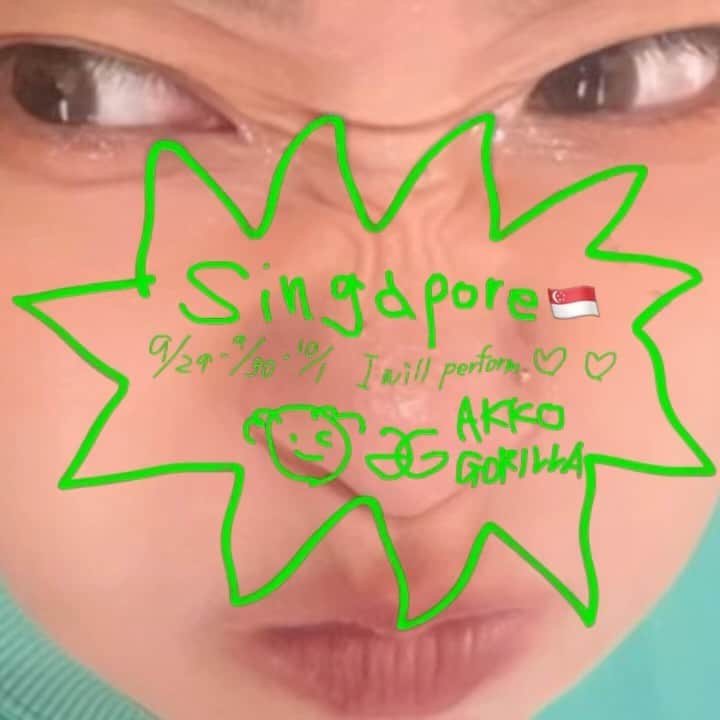 あっこのインスタグラム：「Singapore🇸🇬 I will be performing for the first time ever in Singapore, on all three days at World X Fest 2023 - JP Edition organized by @world_x_fest.  Hope to see you there! 💚💚💚   #worldxfest #travelcurators #dynastytravel #worldxfestmascot #toraQ #wxfjp23 #worldxfest2023」