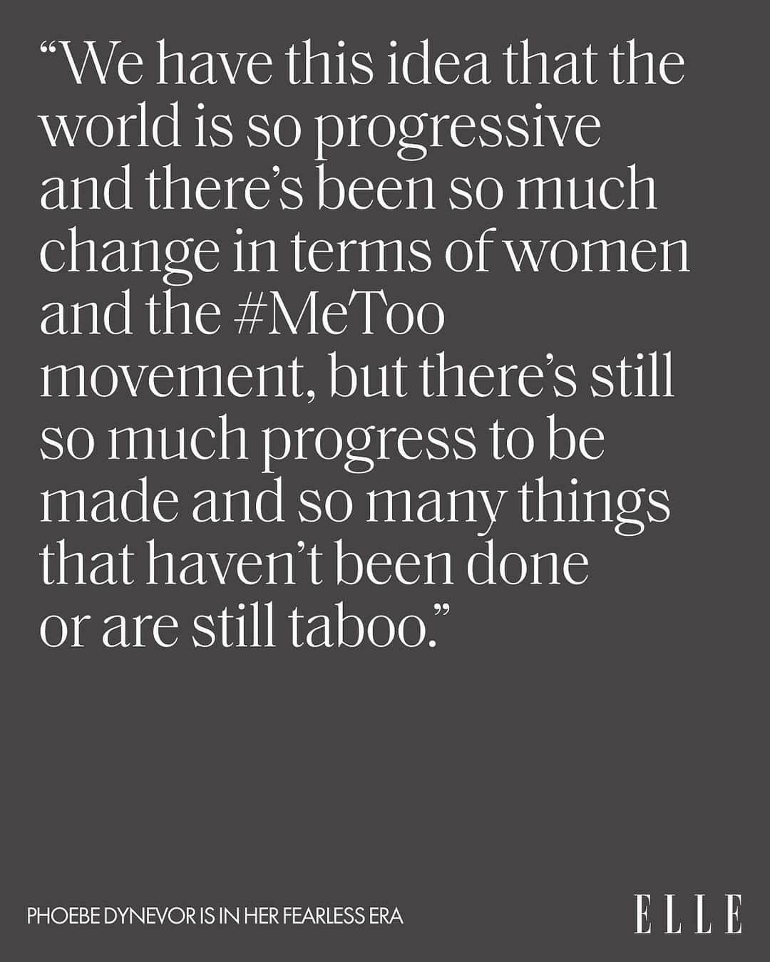 ELLE Magazineさんのインスタグラム写真 - (ELLE MagazineInstagram)「#PhoebeDynevor read “Hedge Funds for Dummies” to prepare for her role in Netflix’s #FairPlay. She also spoke to men working in finance, but truthfully, her years in the entertainment industry were all the preparation she needed: “I felt like I knew enough about working in a very male-dominated environment,” she says. “There is an extra pressure being a woman in this industry, but I also think that it motivates me to work on stuff like ‘Fair Play’ and to feel like, Oh, I can have a say at moving the needle—a very tiny, tiny say, but we use those things to our advantage if we can.”  Dynevor discusses how her life changed after #Bridgerton and making work that matters for ELLE’s October issue. Tap the link in bio for the full story.   This interview was conducted prior to the SAG-AFTRA strike. 	 ELLE: @elleusa Editor-in-chief: Nina Garcia @ninagarcia Creative director: Stephen Gan Photographer: Mark Seliger @markseliger Stylist: Erin Walsh @erinwalshstyle Writer: Kayla Webley Adler @kaylaw Hair: Ward Stegerhoek for Bumble and Bumble @ward_hair_official @bumbleandbumble Makeup: Frank B for Loveseen @therealofficialfrankb @loveseen Manicure: Yukie Miyakawa for See Management @yukie_miyakawa_nails @seemanagement」9月26日 21時00分 - elleusa