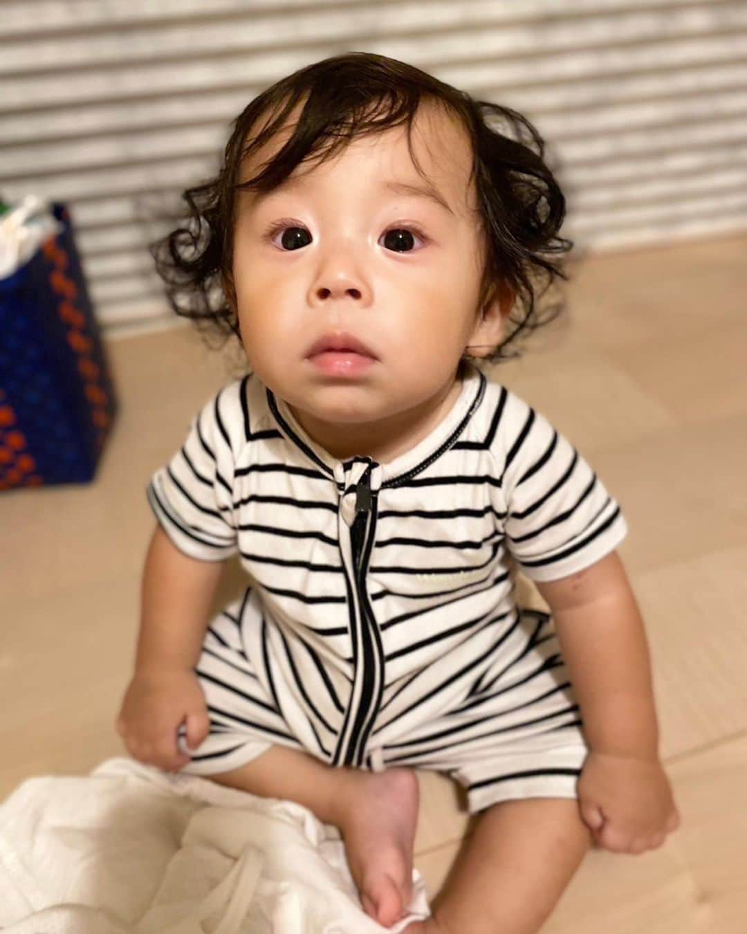 内田啓介のインスタグラム：「9.21 Guy 1y 👆🏾 ずーっとポケ顔でいといてくれ 👶🏽🤜🏾🤛🏾👨🏾」