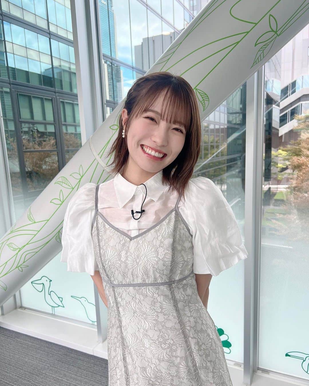 小嶋花梨さんのインスタグラム写真 - (小嶋花梨Instagram)「先週の #せやねん！ お衣装👗 ⁡ ⁡ この日の前後が、NMBライブだったのでヘアメイクにライブの余韻が出てました🫧笑 ⁡ ⁡ #MERCURYDUO #DIANA #ワンピース」9月26日 21時20分 - nmb_kojima_48