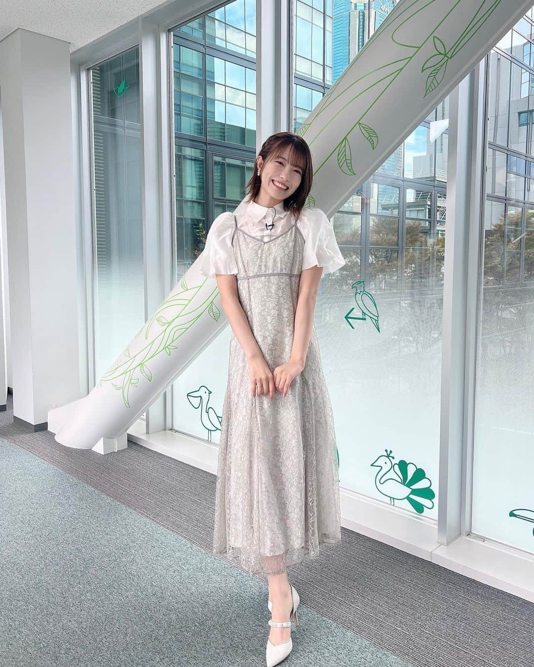 小嶋花梨さんのインスタグラム写真 - (小嶋花梨Instagram)「先週の #せやねん！ お衣装👗 ⁡ ⁡ この日の前後が、NMBライブだったのでヘアメイクにライブの余韻が出てました🫧笑 ⁡ ⁡ #MERCURYDUO #DIANA #ワンピース」9月26日 21時20分 - nmb_kojima_48