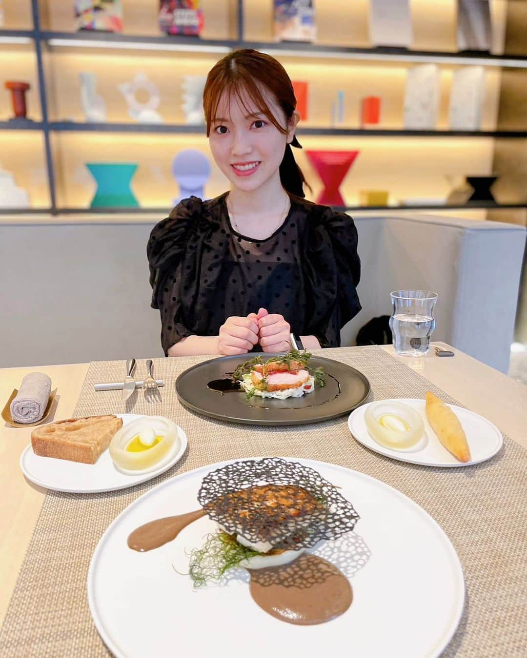 石原夏織さんのインスタグラム写真 - (石原夏織Instagram)「きくちさん達とランチ🍴  オシャレで美味しくて大満足でした🤍  #ランチ #石原夏織」9月26日 21時30分 - ishiharakaori_official