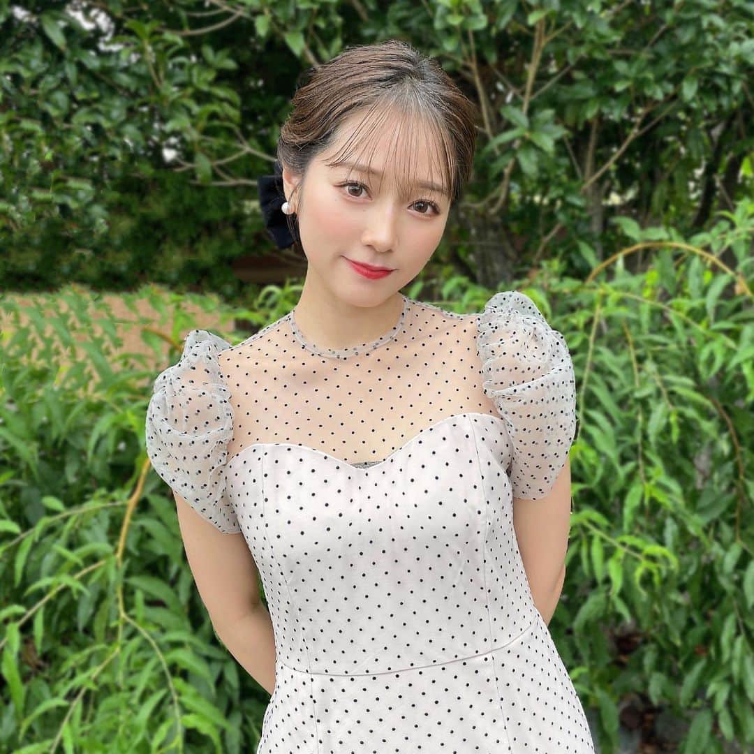 谷本安美のインスタグラム：「* ちょっと涼しくなってきたね！ 季節の変わり目ですがみなさん体調大丈夫ですか？？😌 ⁡ ⁡ ⁡ #fashionstyle #服 #洋服 #fashionpost #ワンピース #eimyistoire #エイミーイストワール #ootd #カメラ #photo #photoshot #写真 #idol #ハロプロ#つばきファクトリー #谷本安美」