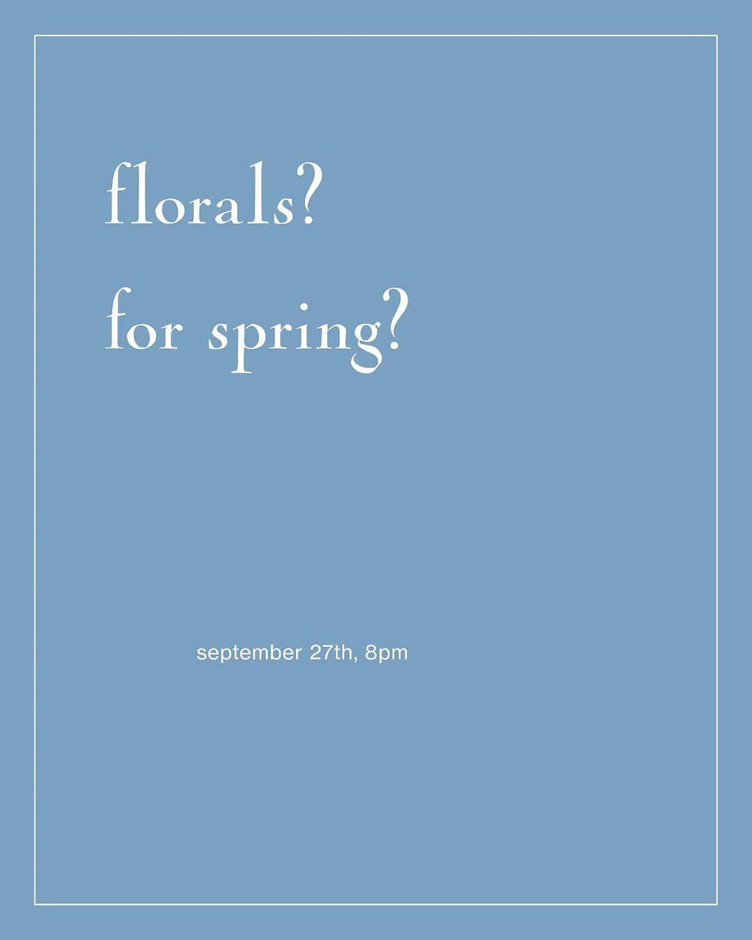 オリヴィエ・ルスタンのインスタグラム：「Florals for spring? Groundbreaking… See you tomorrow September 27th for a special Balmain show. I invite you all for sharing this show with me at 8pm in Paris See you there.」