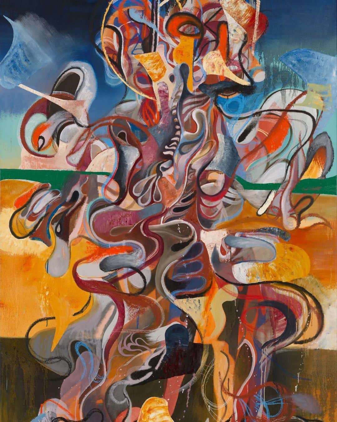 Juxtapoz Magazineのインスタグラム：「@zioziegler “The Essential Figures” at @alminerech NYC」