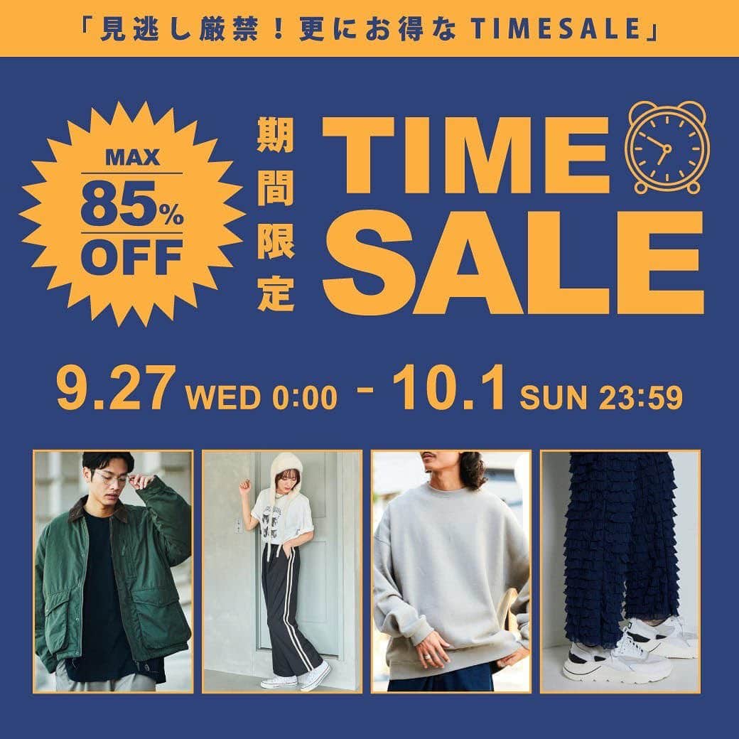 のインスタグラム：「-＜予告＞Daytona Park TIME SALE！-  いつもDaytona Parkをご利用頂きまして、誠にありがとうございます。 日頃のお客様への感謝の気持ちを込めて、Daytona Park限定のタイムセールを開催いたします！ この機会をお見逃しなく！  ◆開催期間 2023年9月27日(水)0時より10月1日(日)23時59分まで  ▶︎TOPページのURLからNewsをご覧ください。  #daytonapark #デイトナパーク」