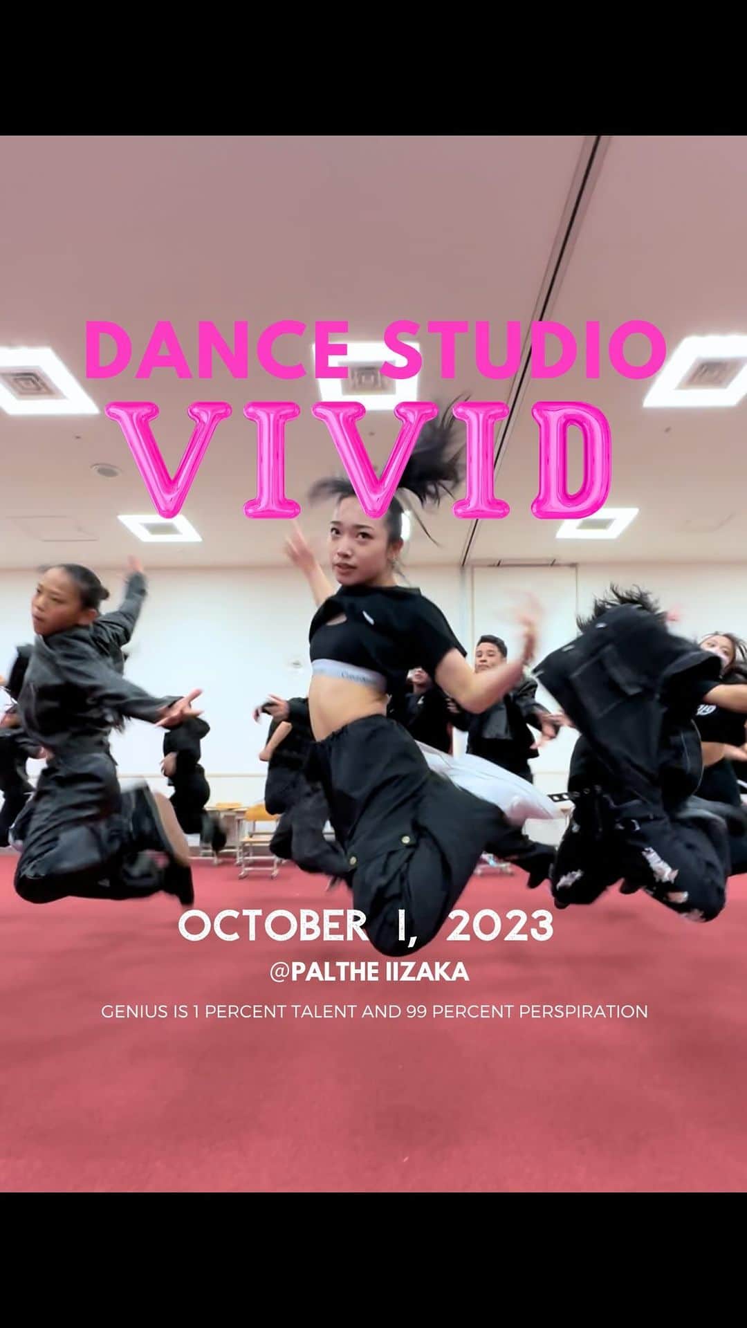 Ruuのインスタグラム：「💗2023/10/01💗 Dance Studio ViVid発表会"99%"  あと5日…🗯️ 今日はぶっとんでいて大好きな作品🚧 最強なダンスに表現力に 毎回笑っちゃう😂😂😂😂😂🔥  本番の会場で見たら迫力が凄いんだろうなと🫣🫣🫣🔥🔥ゾワゾワっ  オンラインでしたら視聴可能です⚠️ 是非見てね🙋🏻‍♀️🔥 @dance_studio_vivid」