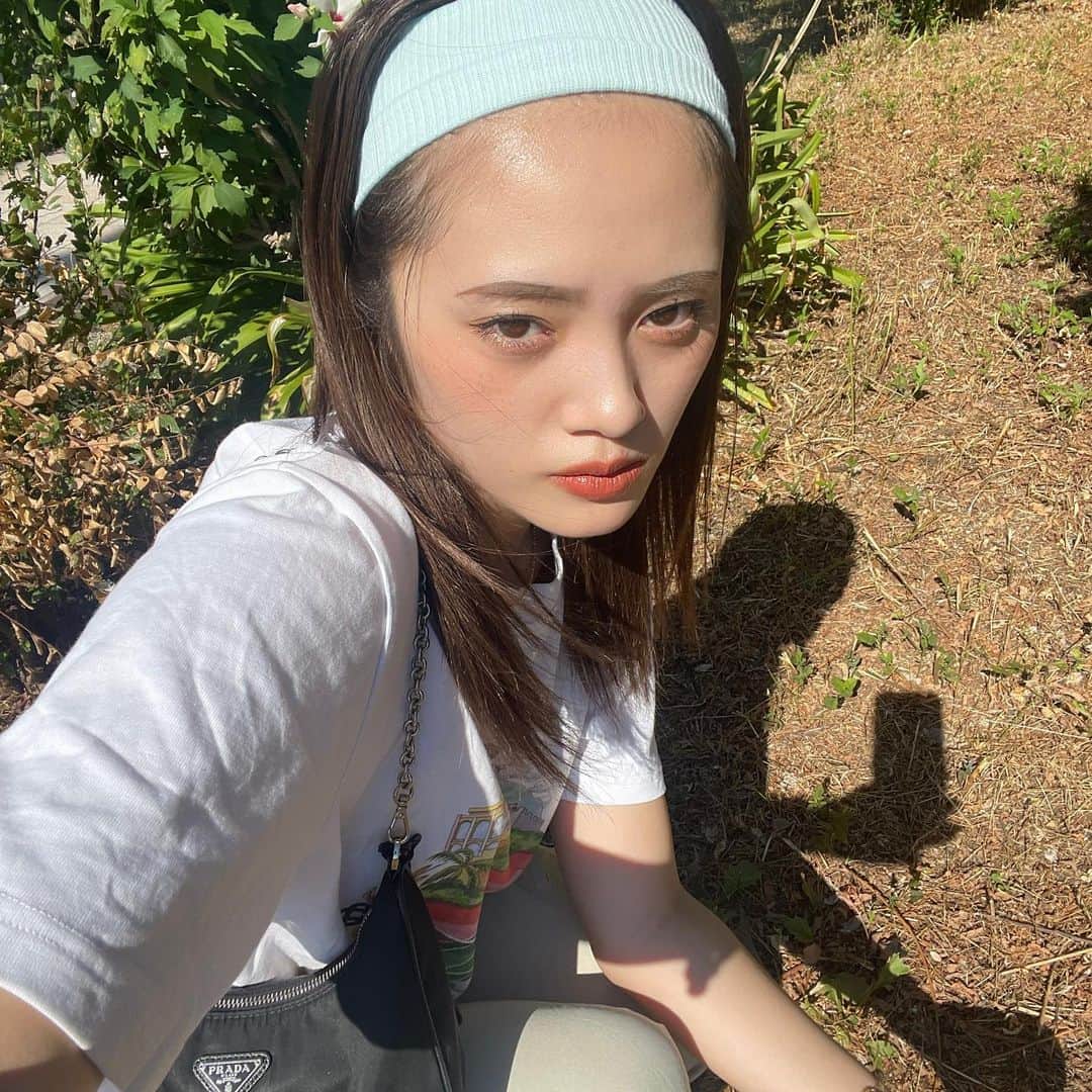 RUNA（竹田瑠奈）のインスタグラム：「まだまだ暑いのね」