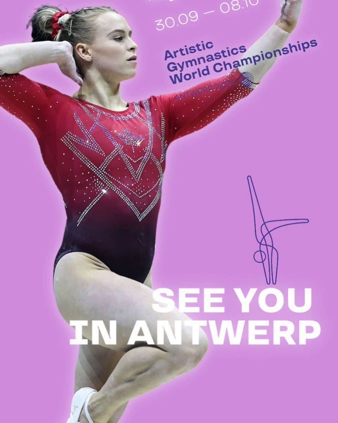 エリー・ブラックさんのインスタグラム写真 - (エリー・ブラックInstagram)「Let’s go Antwerp! 💃🏼🇨🇦🇧🇪  #worldchampionships2023」9月26日 17時43分 - ellieblack_