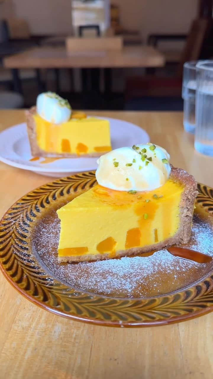 のインスタグラム：「【わかば堂】 @東京：新宿駅から徒歩5分  濃厚な「かぼちゃプリンタルト」を食べられるお店。 北千住の大人気カフェが期間限定で新宿に出店！  クリームチーズ入りのプリン生地に、サイコロ状のかぼちゃも練り込んだ至極のスイーツで、テイクアウトも可能です！  同じく期間限定出店する「みじんこ」のプリンも絶品！  濃厚な玉子の風味香るアイスケーキの様なスイーツで、キャラメリゼのパリパリ感がアクセントになっています！  金額は下記の通り  【わかば堂】 かぼちゃのプリンタルトはドリンクセット1400円 テイクアウト（2個）1400円  【みじんこ】 2段プリンは珈琲セットで1900円 1段プリンは珈琲セットで1500円 テイクアウトも可能でプリン2個は1500円、プリン4個は2900円  9/27〜10/3まで新宿高島屋地下1Fで2店舗同時に「むにぐるめカフェ」として出店します！  ⏰10:30～19:00 📍東京都渋谷区千駄ケ谷5-24-2 地下1階   #新宿グルメ #新宿カフェ #新宿ランチ」