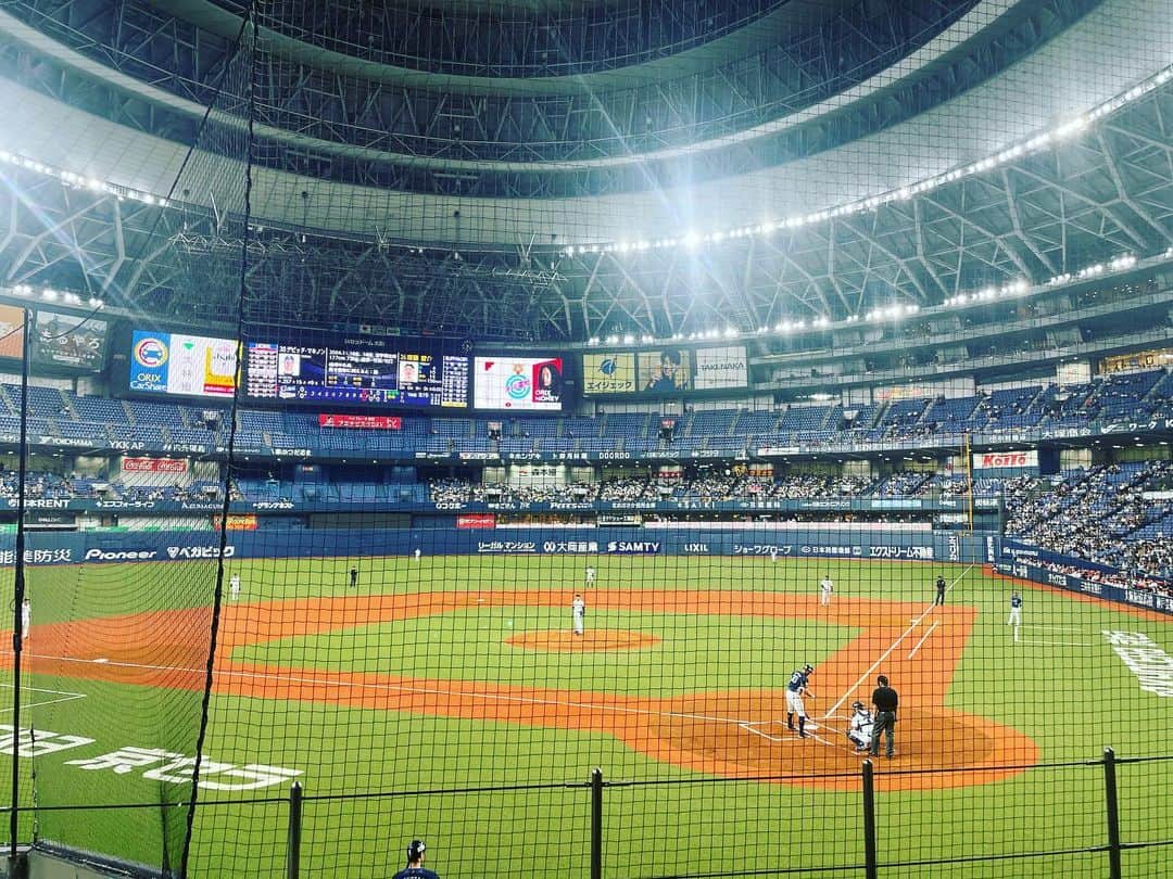 宮田麺児のインスタグラム：「今年も来たよ 恒例の野球観戦  #オリックス #バファローズ #優勝」