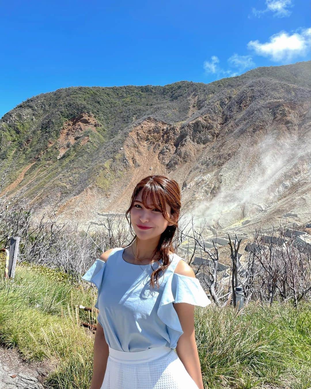 田尻夏樹（なつきんぐ）のインスタグラム：「箱根旅行♨️ 　 色んな所へ観光に行って いっぱい遊んでいっぱい笑って充実した旅行でした♡ 　 　 自然もたくさん感じれたしデトックスも出来ました🚤」