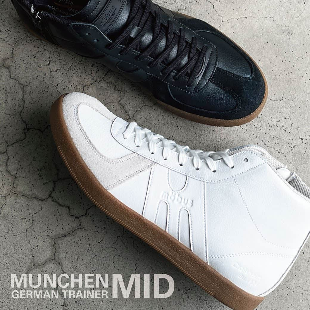 Mobus Footwearのインスタグラム：「MUNCHEN MID ドイツブランドらしいジャーマントレーナーのミッドカット。機能性インソールが追加され履き心地もアップ。 👟 ▶️Price:11.000 ▶️Size:40-44 ▶️Material：レザー  ーーーーーーーーーーー 🔍 MUNCHEN MIDの購入はアカウントトップの（@mobusofficial）から！   @mobusshop  @mobuskyoto  @mobusnagoya  @mobusshimokitazawa #mobus #モーブス #mobussneaker #モーブススニーカー #ドイツ #mobusofficial #mobusoriginal #MUNCHEN MID #おしゃれさんと繋がりたい #シンプルコーデ #タウン #デートコーデ #ビジカジ #Traditional #トラディショナル #walk #kickstagram #春コーデ #コーディネート #カジュアルコーデ #スニーカーコーデ  #足元コーデ #カジュアルファッション #キックス #スニーカー大好き #シューズ #ドイツ #ブンデスリーガ」