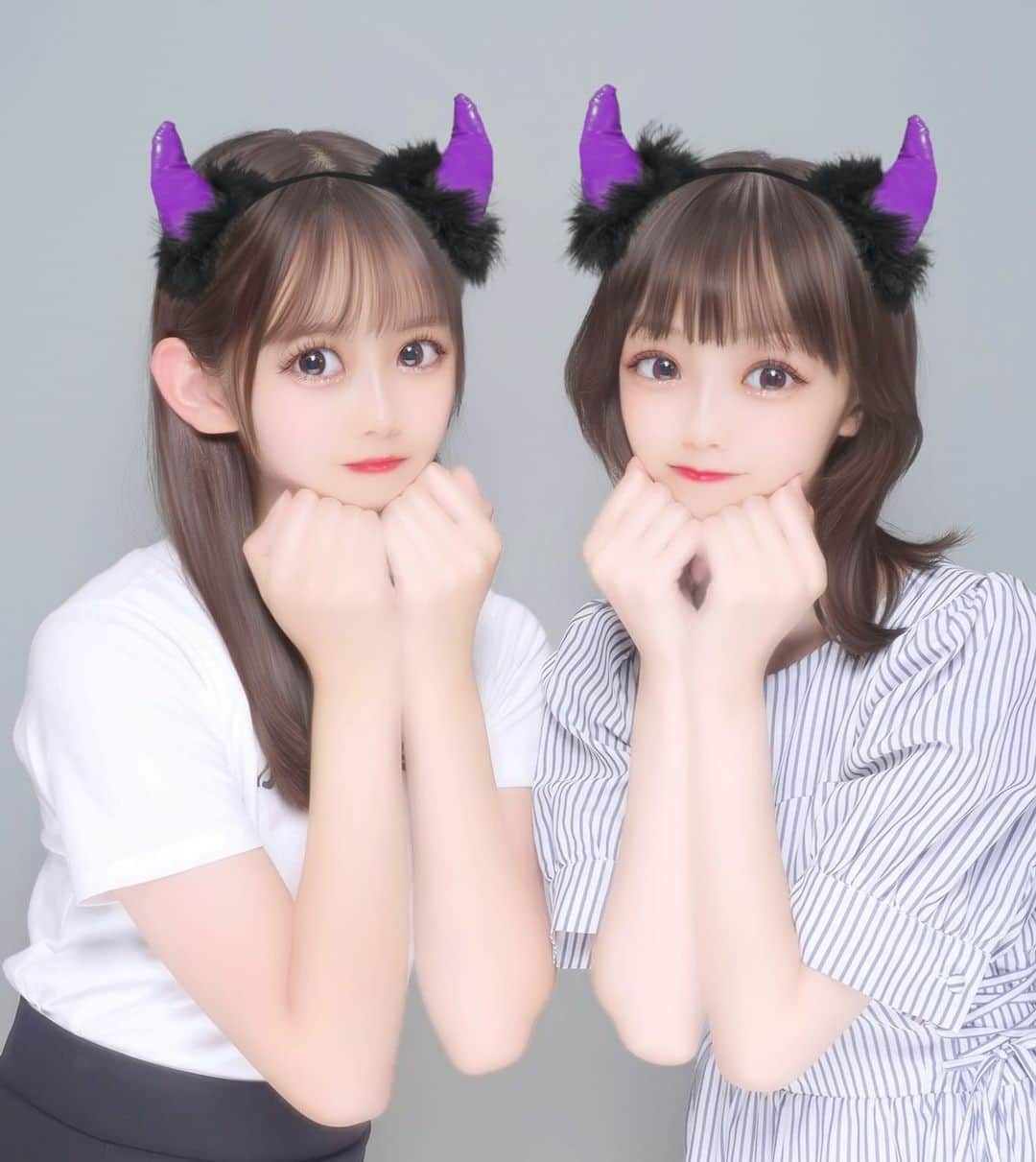 のインスタグラム：「・ めいと🫶🏻🫶🏻🫶🏻  また次ビュッフェ行こうって話してるんだぁ^^  #モーニング娘23  #morningmusume  #岡村ほまれ  #ほまたん #ほまたん優勝  #山﨑愛生 #めいち  #ほまめい  #カフェ活  #アフタヌーンティー」