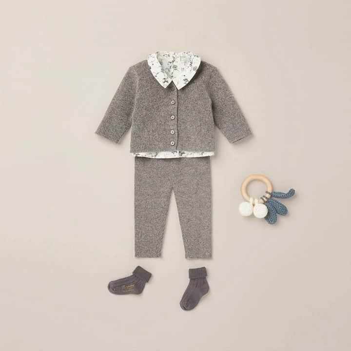 bonpointのインスタグラム：「Bonpoint Newborn | There’s no such thing as too soft!​ Bonpoint cultivates the art of creating the most beautiful knits to keep your little one cosy until the fine weather returns.  Don’t worry, they’ll be warm and snug in softness.​  #Bonpoint #Newborn」