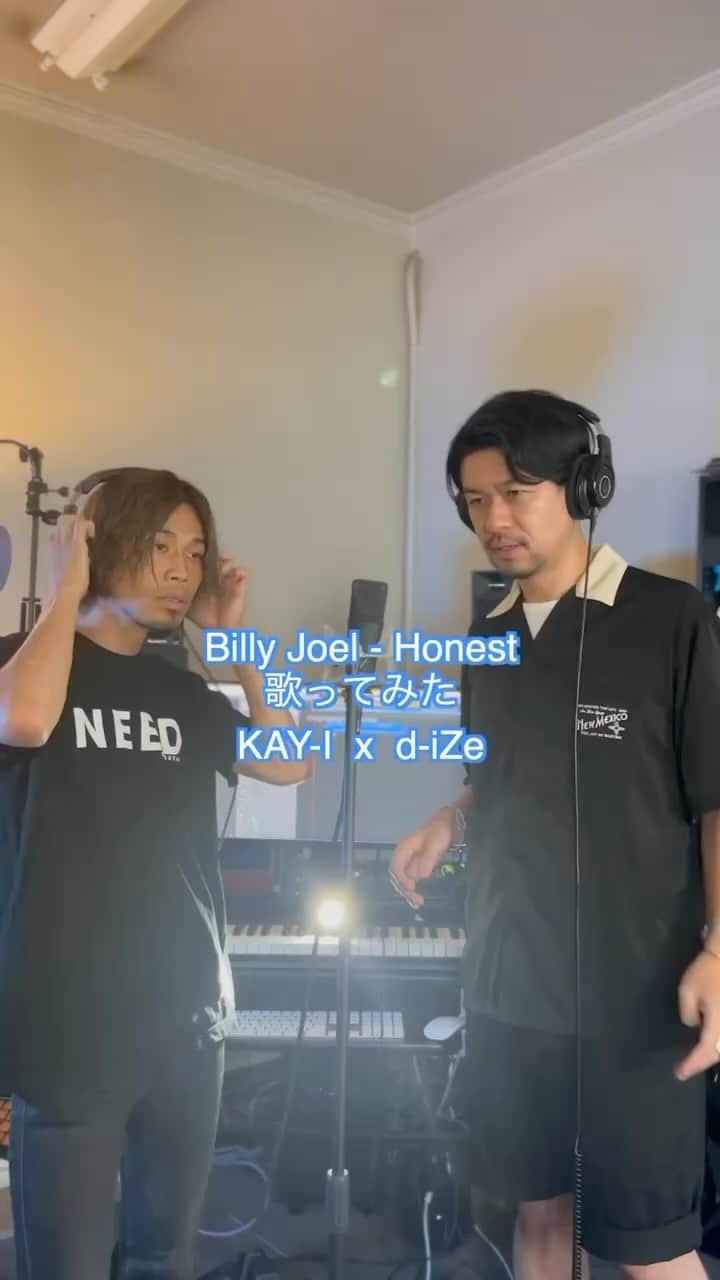 d-iZeのインスタグラム：「Honesty / Billy Joel @keikunn_utautai_world @dize1104   実はこの2人でのイベント出演予定 まだ年内あるんです...！！ 早く告知したい！ 今年はけいくんのおかげで 皆さんの前で歌う機会がたくさんあって 嬉しかったなあ。 まだまだ行くで！  #billyjoel #honesty #cover #coversong #singer #歌ってみた #ハモリ #洋楽カバー」