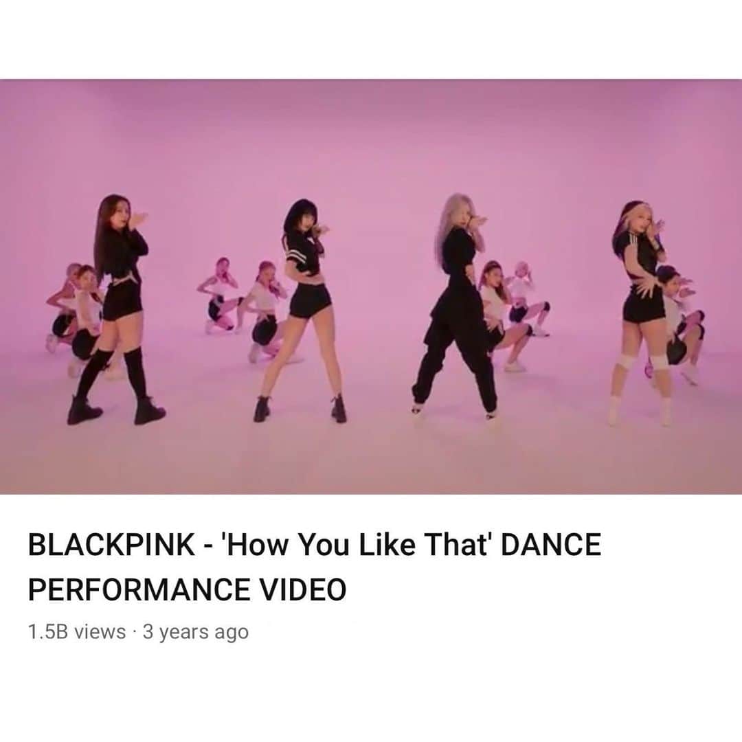 BLACKPINKさんのインスタグラム写真 - (BLACKPINKInstagram)「#BLACKPINK #블랙핑크 #HOWYOULIKETHAT #DANCEPERFORMANCE #안무영상 #1_5BILLION #YOUTUBE #YG」9月26日 22時22分 - blackpinkofficial