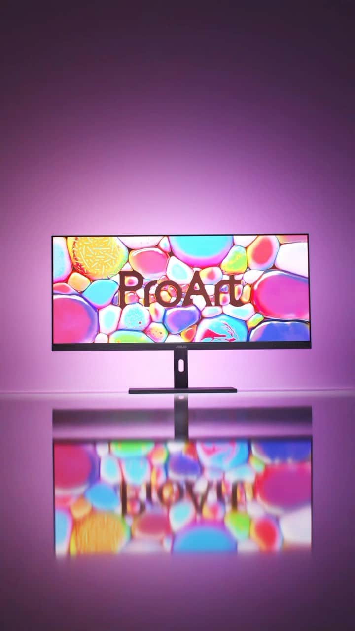 ASUSのインスタグラム：「An absolute head-turner. 😍 From vibrant colors to flawless performance, this 34“ #ProArt Display #PA348CGV can fuel all your artistic needs!  🖥️🎨 Thank you for this beautiful 📹 @sigachev   👉🏼Check it out: https://asus.click/ProArtPA348CGV Link in story as well!  #ASUS #Creator #Display」