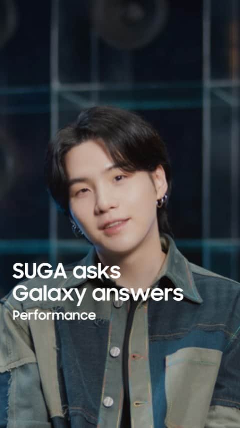 Samsung Mobileのインスタグラム：「#GalaxyS23. A great performer, approved by another great performer - #SUGA of @bts.bighitofficial. #GalaxyxSUGA  Learn more: samsung.com」