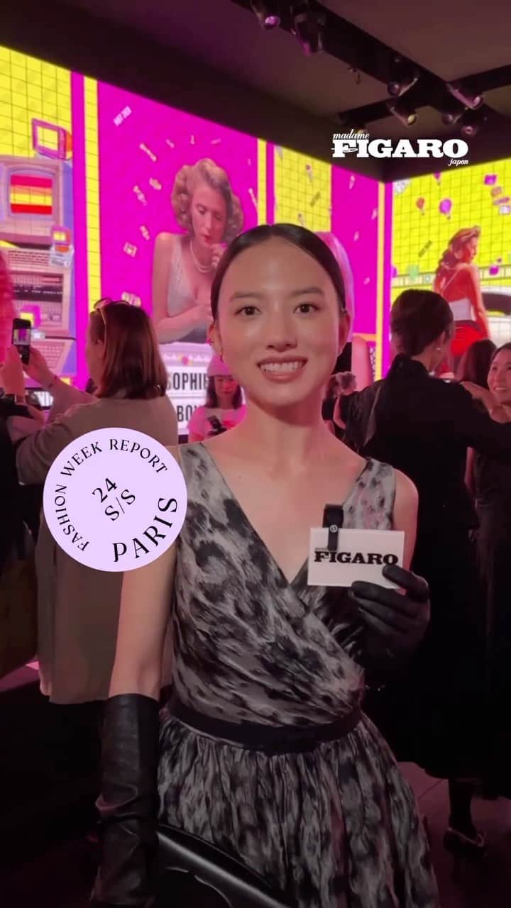 のインスタグラム：「2024年春夏コレクションのディオール会場にて、清原果耶さんをキャッチ❤️‍🔥初めて参加したディオールのショーの感想を聞きました！   @dior  #DIOR #DiorSS24 #ディオール  #pariscollection #pfw2024SS #pfw #parisfashionweek　 #fashionrunway #パリコレクション @kaya0130_official  #清原果耶」