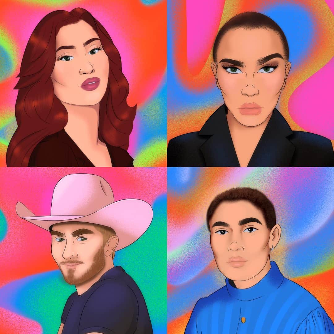 Teen Vogueさんのインスタグラム写真 - (Teen VogueInstagram)「GLAAD x @teenvogue's annual #20Under20 list is here! Get to know this year's crop of outstanding youth changemakers accelerating acceptance for LGBTQ people everywhere through their work in entertainment, advocacy, sports, and beyond. 🏳️‍🌈🏳️‍⚧️✨  Congrats to our 2023 class. The future is queer!!   Profiles by @soyjoseuseche  Illustrations by @blackpowerbarbie  Link in bio.」9月26日 23時13分 - teenvogue