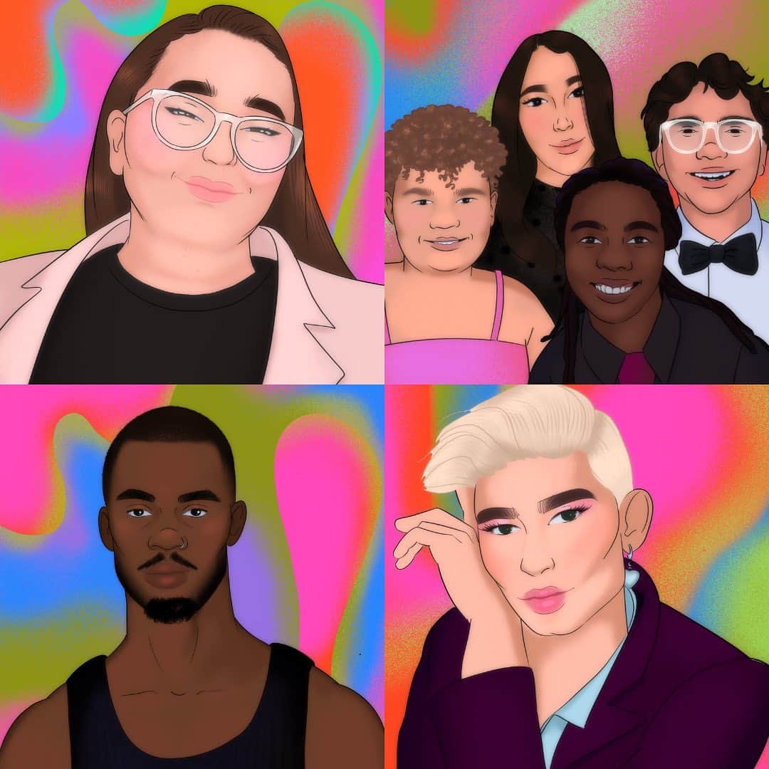 Teen Vogueさんのインスタグラム写真 - (Teen VogueInstagram)「GLAAD x @teenvogue's annual #20Under20 list is here! Get to know this year's crop of outstanding youth changemakers accelerating acceptance for LGBTQ people everywhere through their work in entertainment, advocacy, sports, and beyond. 🏳️‍🌈🏳️‍⚧️✨  Congrats to our 2023 class. The future is queer!!   Profiles by @soyjoseuseche  Illustrations by @blackpowerbarbie  Link in bio.」9月26日 23時13分 - teenvogue
