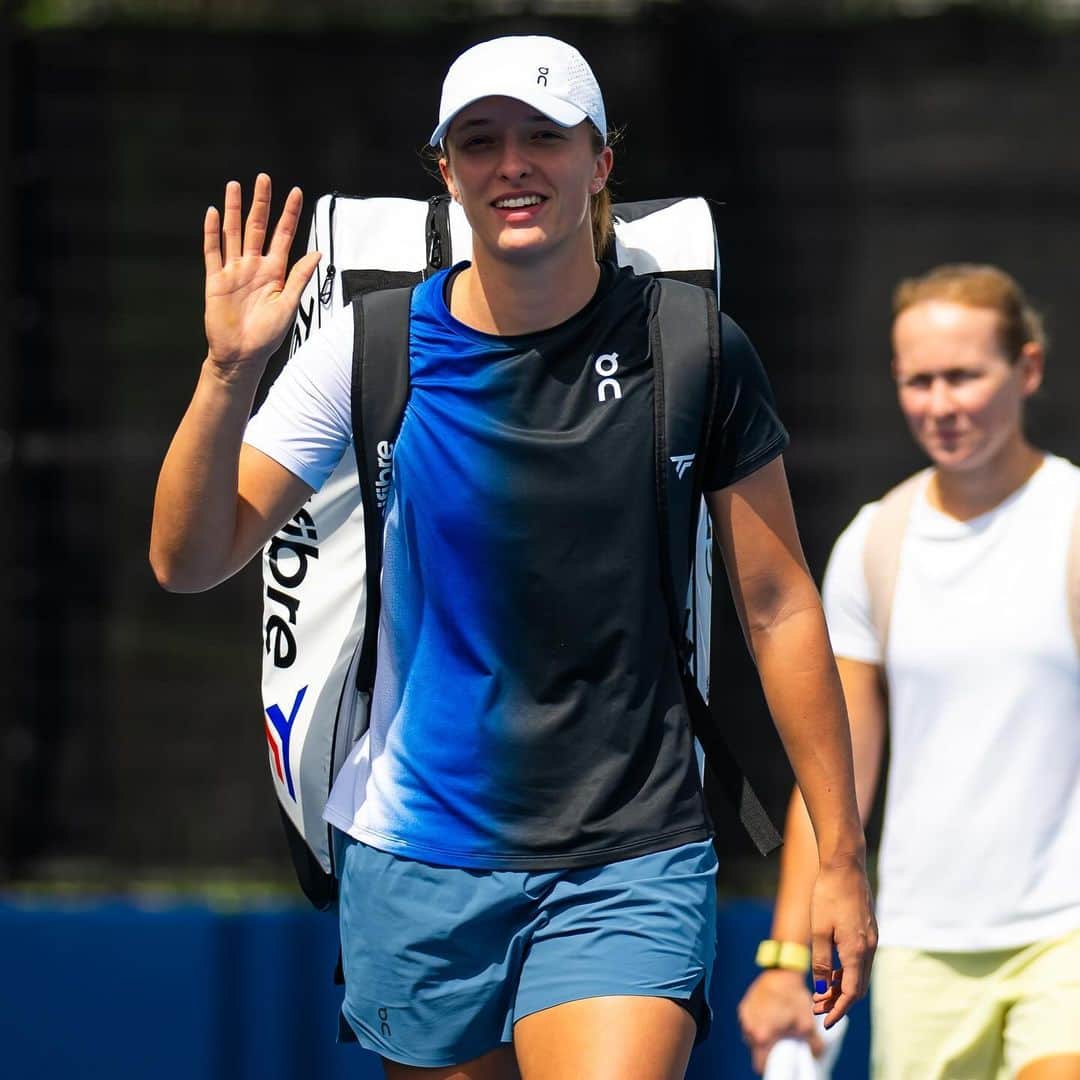 WTA（女子テニス協会）のインスタグラム：「All smiles from Tokyo ☺️  #TorayPPO」