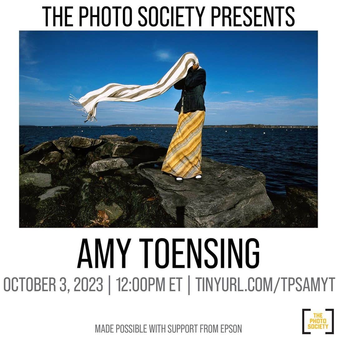thephotosocietyのインスタグラム：「Link in Bio - Join us for @ThePhotoSociety Presents @AmyToensing on October 3, 2023 at 12:00PM ET. This event is free and open to the public. This event is made possible with the support of our friends at @EpsonAmerica. Please feel free to share the link https://tinyurl.com/tpsamyt  Amy Toensing is a visual journalist committed to telling stories with sensitivity and depth and has been a regular contributor to @NatGeo magazine for over twenty years. She has photographed communities around the globe including the last cave dwelling tribe of Papua New Guinea and remote Aboriginal Australia. She has also covered environmental topics around climate change, land conservation and food insecurity. Toensing has co-directed short documentary films about urban refugee children in Nairobi and the marginalization of widows in Uganda. Her work has been exhibited throughout the world and recognized with numerous awards, including two solo exhibits at Visa Pour L’image in Perpignan, France. Toensing is currently a National Geographic Explorer, BenQ Ambassador and FUJIFILM Creator. She lives in Central New York with her husband @MattMoyerPhoto (also a visual journalist and filmmaker) and their daughter Elsa Rose.  Amy will give a brief overview of her career and then discuss how her work as a “people photographer” has recently become more focused on the human connection to the environment through her last three stories for National Geographic magazine; A rewilding conservation project in Montana, a land and waterway preservation project in the Northeast United States and a program to bring back the American Chestnut Tree with genetic engineering.   The talk will be followed with a Question-and-Answer session moderated by TPS Communications Director @AlexSnyderPhoto. One lucky participant will win a signed print from Amy made with #Epson technology.   This event is free and open to the public. Please share the link https://tinyurl.com/tpsamyt」
