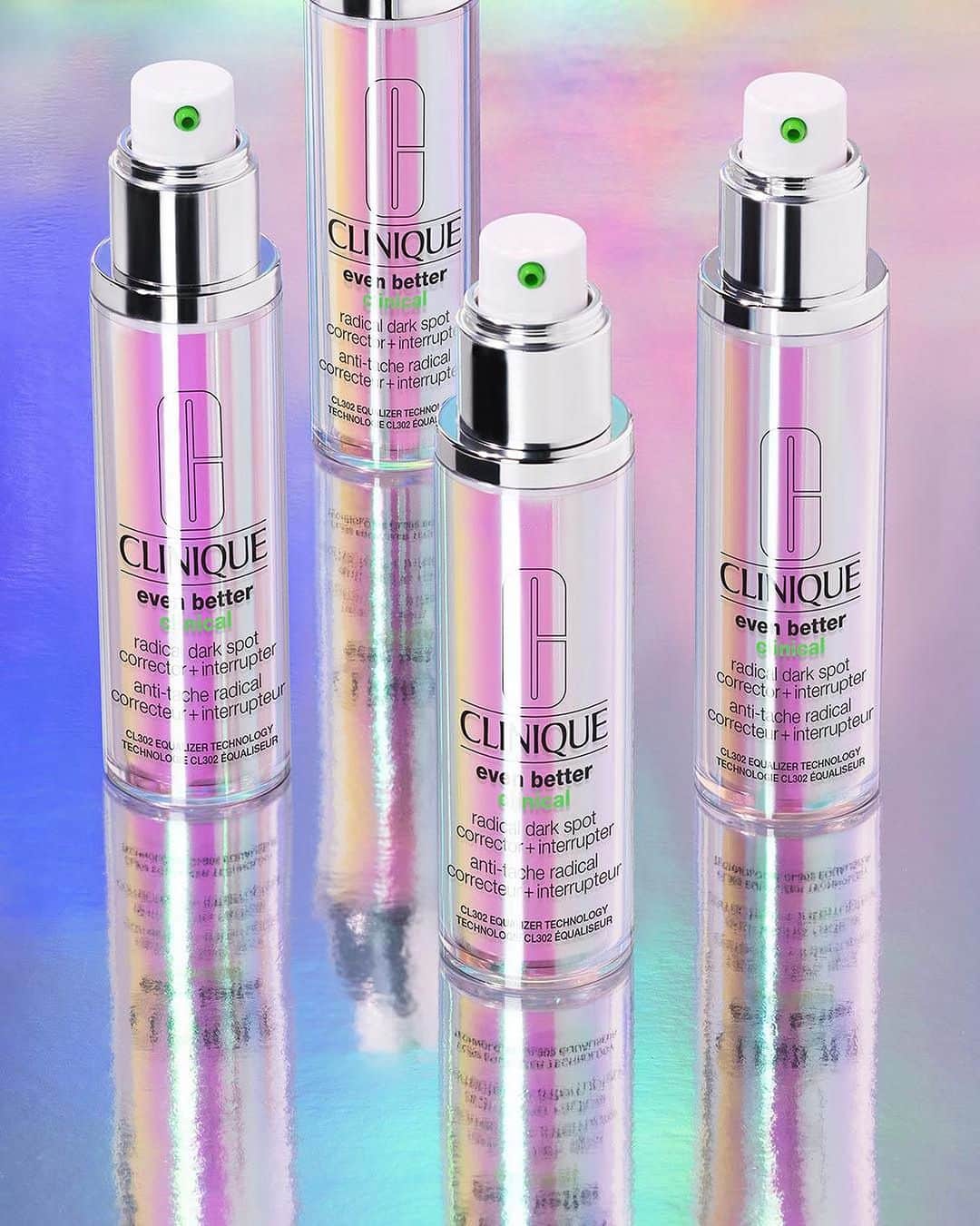 のインスタグラム：「Today’s redness can become tomorrow’s dark spots—so it’s important to stay vigilant about your hyperpigmentation-fighting routine.   In just 2.5 hours, Even Better Clinical Interrupter helps quell redness from irritation that can trigger new visible spots, and worsen existing spots.*   It’s dermatologist-developed, and powered with: ✨ Vitamin C: A time-honored, dermatologist-beloved brightness booster.  🔬 UP302: Our exclusive brightening molecule, developed in the Clinique Lab. 🧪 Salicylic acid: A gentle exfoliant—which you might also know as BHA.  Use twice per day for best results.   #EvenBetter #DermatologistDeveloped #DermTested #SafeForSensitiveSkin  *After pre-treatment period; clinical testing on 26 people, measured for 150 minutes, versus untreated control.」