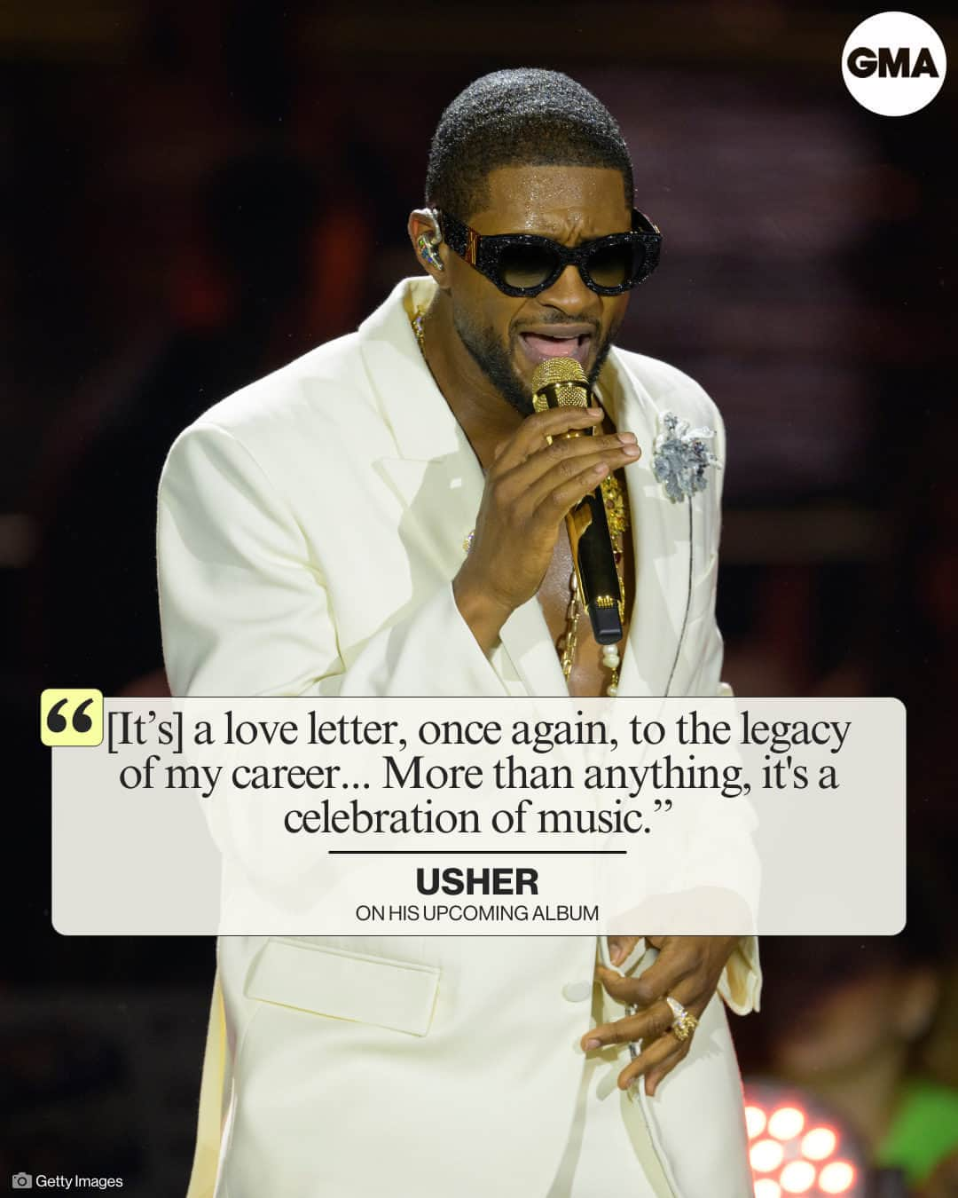 Good Morning Americaさんのインスタグラム写真 - (Good Morning AmericaInstagram)「Straight off the news that @usher will be the next Super Bowl halftime performer, the singer has announced his new album, "Coming Home." 🎶  MORE details at our link in bio.」9月27日 0時24分 - goodmorningamerica