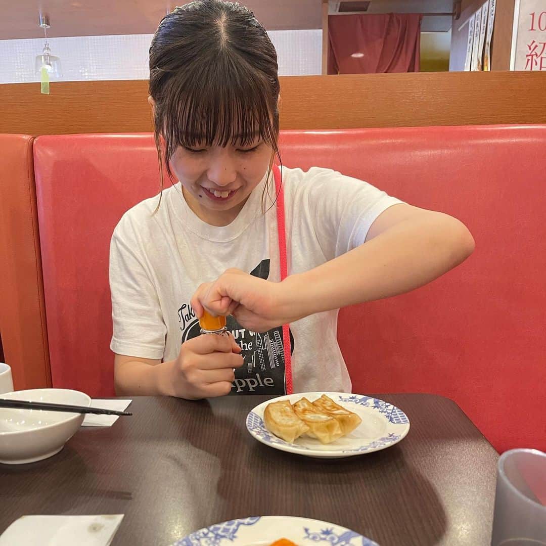 北岡悟さんのインスタグラム写真 - (北岡悟Instagram)「バババババーミヤン！！！！！ #はちみつ揚げパンバニラアイス添え #台湾大からあげチャーハン #海老のチリソース #本格焼餃子 #朝バーミヤン #バーミヤン #バーミヤン神宮前 #バーミヤン神宮前店」9月27日 0時50分 - lotuskitaoka