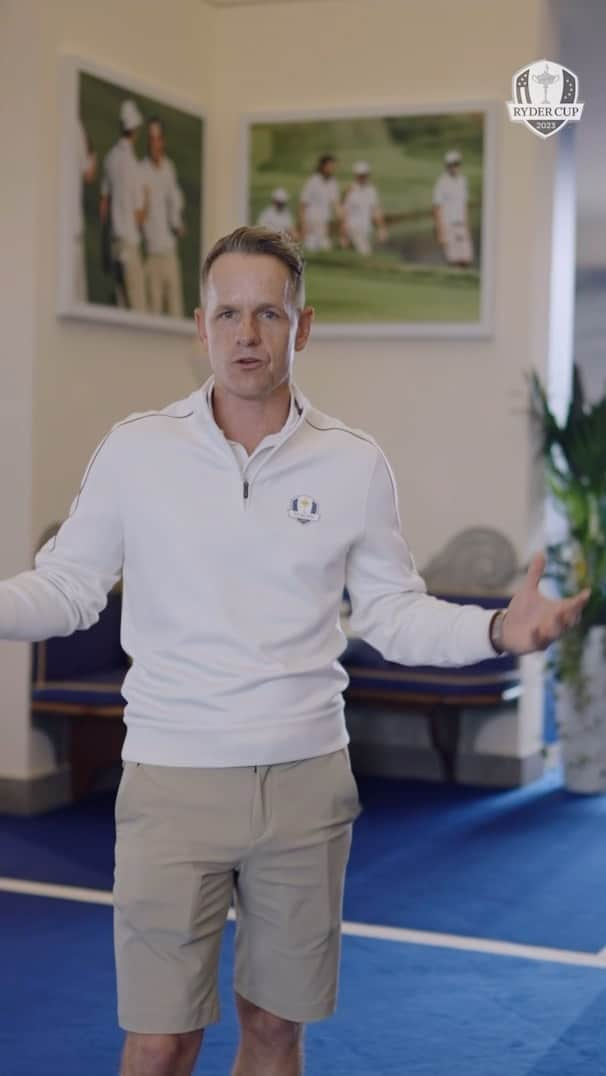 ルーク・ドナルドのインスタグラム：「Take a tour of the European team room 🇪🇺 #TeamEurope」