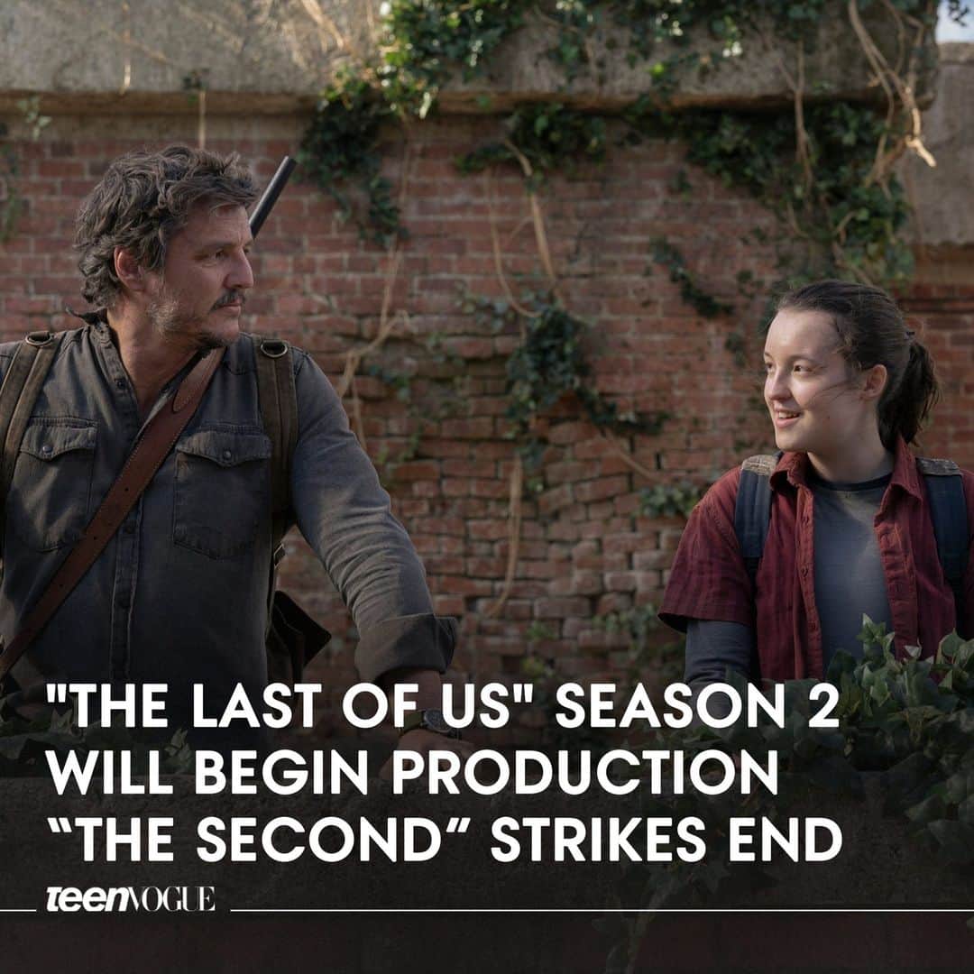 Teen Vogueさんのインスタグラム写真 - (Teen VogueInstagram)「#TheLastOfUs season 2 might actually be closer than we think. 👀  After the WGA announced a tentative deal agreement between the union and AMPTP, #TLOU showrunner Craig Mazin shared a production update: " The strike has not yet been officially lifted, but the second it is, we will spring into action!" More details at the link in bio.  (📸: HBO)」9月27日 2時07分 - teenvogue