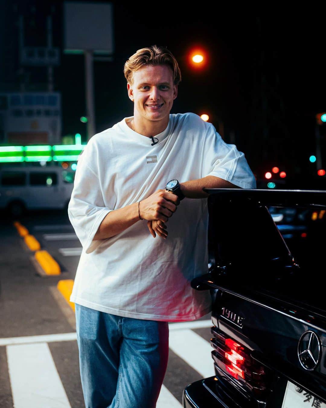のインスタグラム：「Mick. Monster. The Mercedes EVO 2. Tokyo. 🌃🤩」