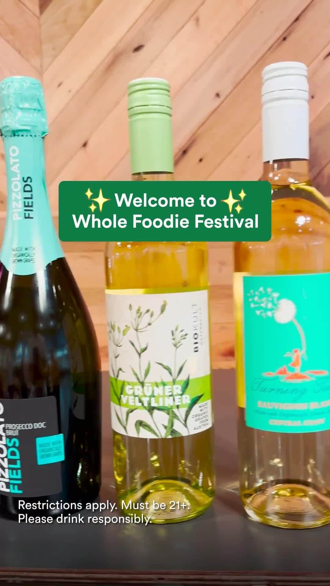 Whole Foods Marketのインスタグラム：「POV: Whole Foodie Festival is finally here, and you're celebrating with caviar, oysters and sparkling wine 🦪🥂 #WholeFoodieFest」