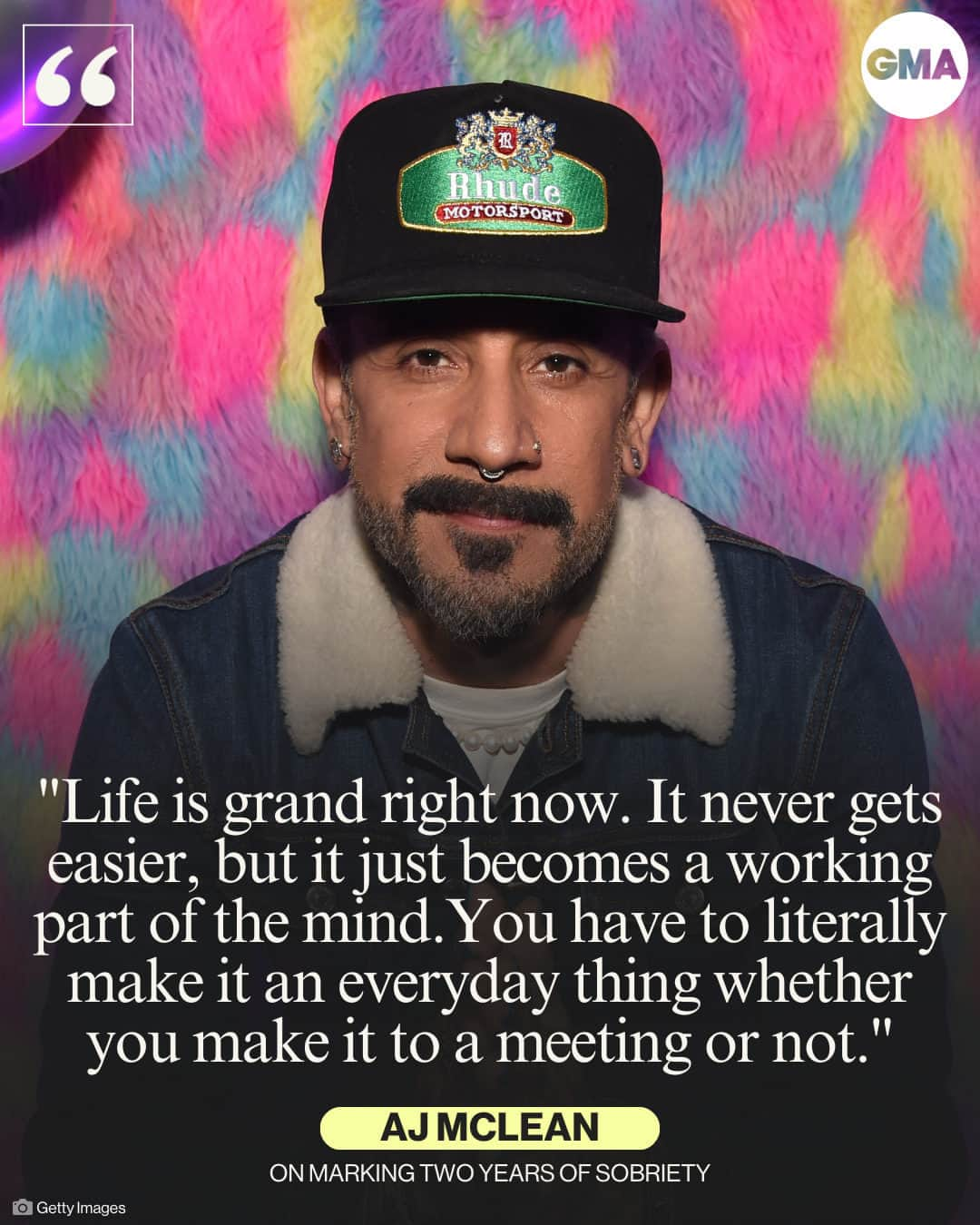 Good Morning Americaさんのインスタグラム写真 - (Good Morning AmericaInstagram)「AJ McLean is marking two years of sobriety.  Though he says he's doing great now, the #BackstreetBoys singer said it's an everyday effort. Read more at our link in bio.」9月27日 4時01分 - goodmorningamerica