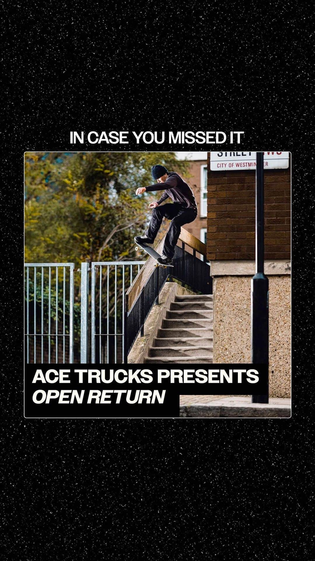 The Berricsのインスタグラム：「In Case You Missed It…  Filmmaking mastermind @lucienparsons has put together one hell of a gritty edit featuring the U.K. based @acetrucks riders. Fly along with Ace pilots as they take the U.K. streets by storm, through the cuts and beyond in Ace’s latest team video, ‘Open Return.’  Click the link in bio to watch the full video now showing on TheBerrics.com!  #skateboardingisfun #berrics」