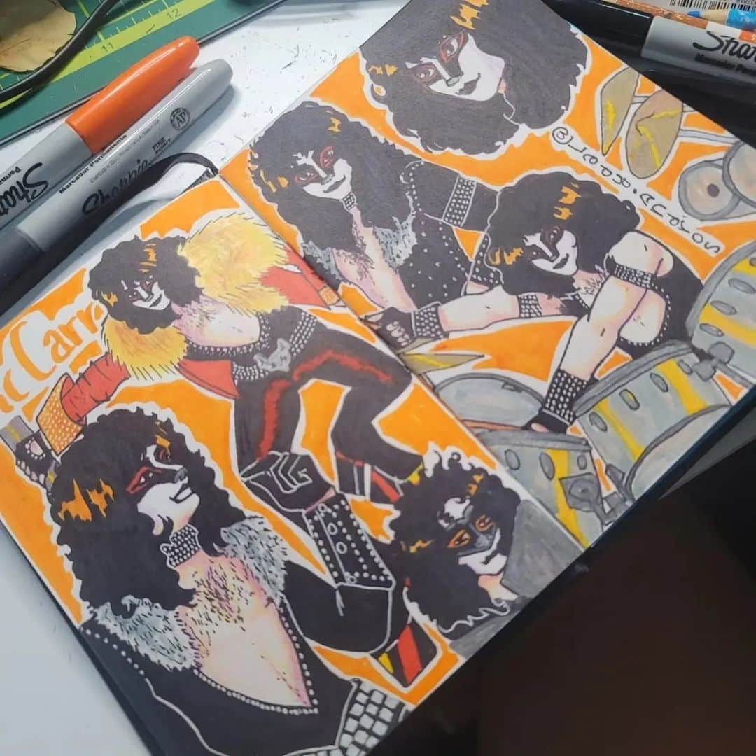 KISSさんのインスタグラム写真 - (KISSInstagram)「#KISSFanArt! Awesome! We love seeing your talent, #KISSARMY. You make us proud! Thanks for sharing & keep them coming #KISSARMYROCKS!  www.KISSOnline.com/Letters」9月27日 4時46分 - kissonline