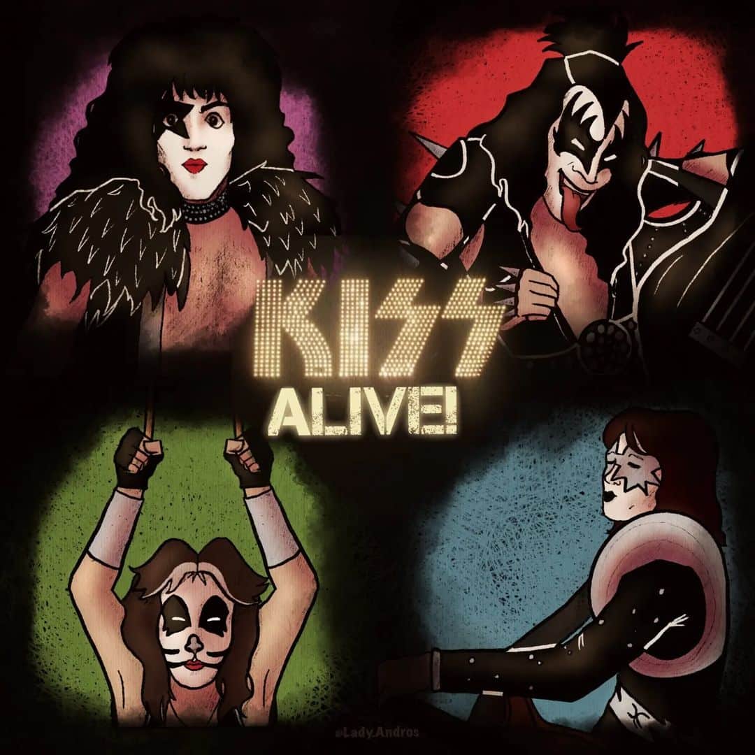 KISSのインスタグラム：「#KISSFanArt! Awesome! We love seeing your talent, #KISSARMY. You make us proud! Thanks for sharing & keep them coming #KISSARMYROCKS!  www.KISSOnline.com/Letters」