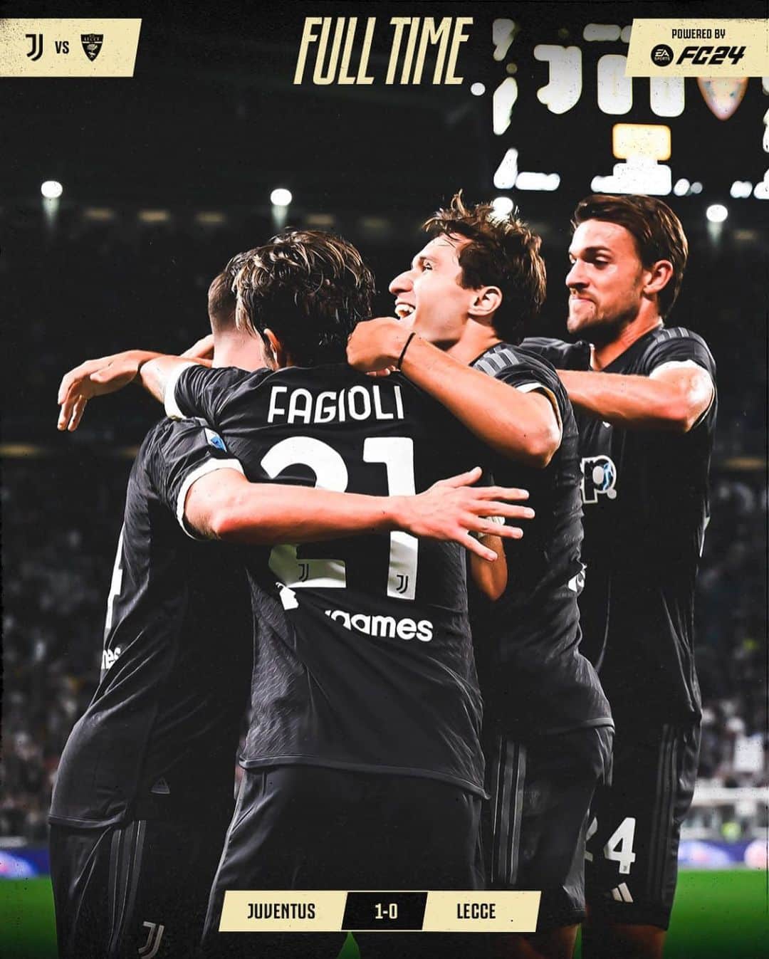 ユヴェントスFCのインスタグラム：「Securing the three points ✅」