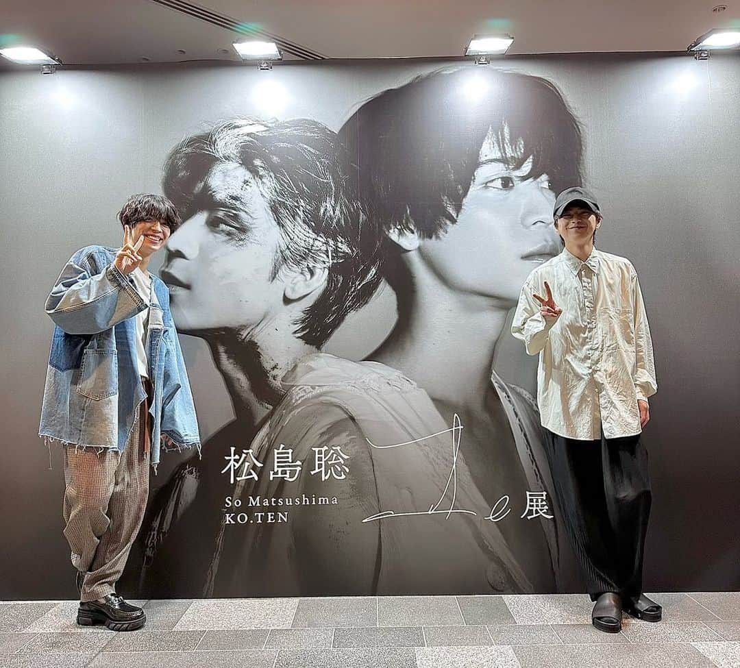 Sexy Zoneのインスタグラム：「⠀ ⠀ 今日から聡ちゃんの個展、コ。展が始まります！ 昨日早速、内覧会に行ってきました！  さすがだったよ！聡ちゃん！  by 勝利  #コ_展 #KO_TEN #SexyZone #松島聡 ちゃん」
