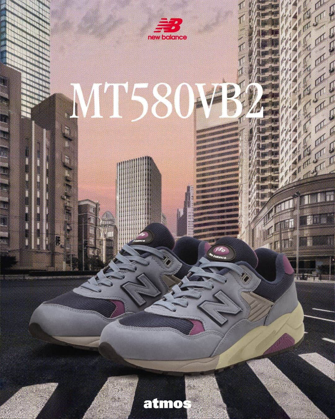 アトモスさんのインスタグラム写真 - (アトモスInstagram)「. New Balance Classics of Street "580" 580はニューバランスの歴史の中で最も特徴的なモデルのひとつであり、単にそのがっしりとしたロールバーを搭載したトレイルデザインだけが理由ではない。もともとは585を地域順応型にアレンジした無名のモデルだったが、580は原宿の流行の最先端を行くストリートで注目を浴びるようになった。史上初のコラボレーション・リリースのキャンバスとなった580は、その後伝説となって語り継がれる。 新たに復刻された580は、そのアイコンを蘇らせる。つま先をシャープなルックスに変更し、履き口の高さを抑えることで、モダナイズされた外観は、OGの素材、コンパウンド、機能を可能な限り1対1で再現した構造と組み合わされている。  The 580 is one of the most distinctive models in New Balance history, and not simply because of its chunky, Rollbar-equipped, trail design. Originally an obscure, regional adaptation of the 585, the 580 began to turn heads as a fixture on the trendsetting streets of Harajuku. When it served as the canvas for some of the first-ever collaborative releases, the 580 became legendary. The newly reissued 580 brings an icon back to life. The modernized look of a slimmed down toe and reduced collar height is combined with construction that comes as close to a one-to-one recreation of the OG materials, compounds, and features as humanly possible.  #atmos #NewBalance #580」9月27日 15時55分 - atmos_japan