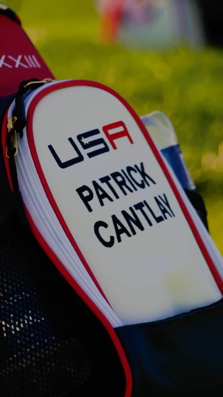 パトリック・キャントレーのインスタグラム：「It’s an honor to represent the red, white and blue! Ready to leave it all out there with the guys @therydercup @rydercupusa」