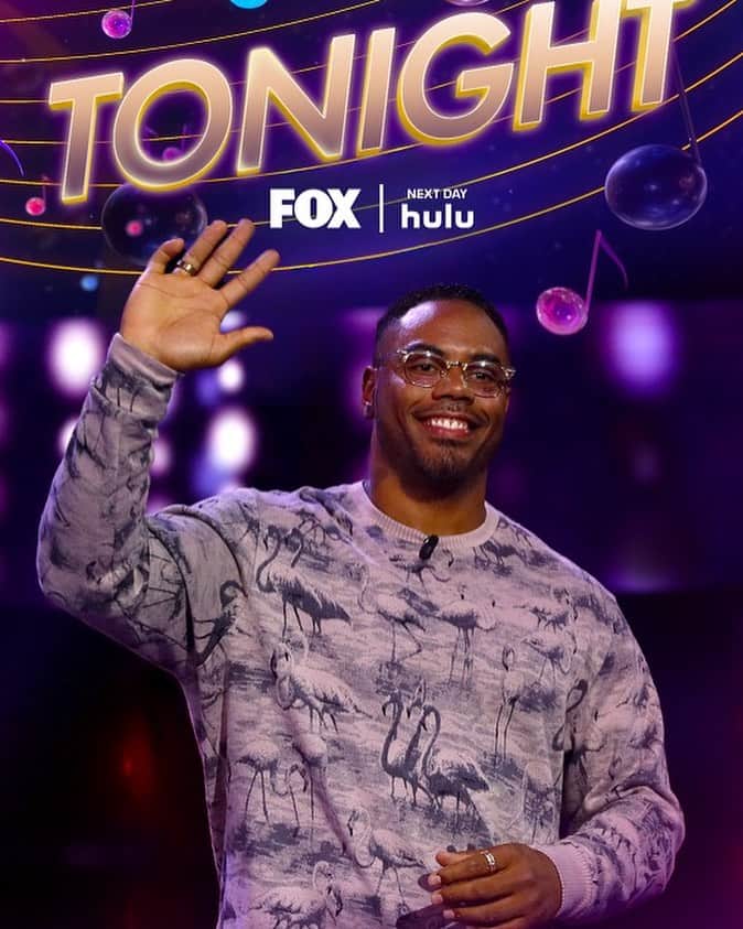 ラッシャッド・ジェニングスのインスタグラム：「Tonight’s the night!! Please be sure to tune in tonight to catch me on #NameThatTune, 8/7c on @foxtv! @realityclubfox」