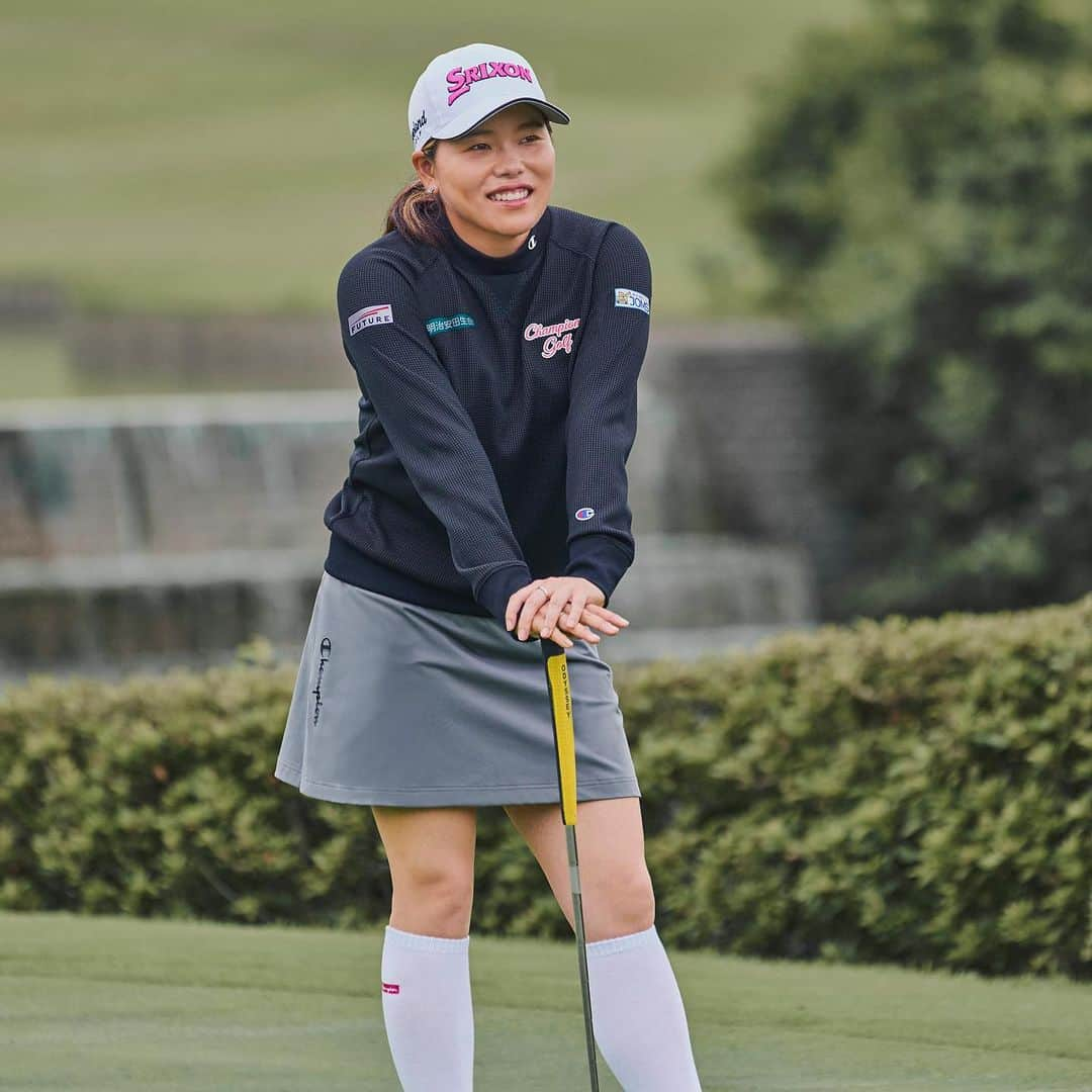 Champion Japanさんのインスタグラム写真 - (Champion JapanInstagram)「Champion GOLF 23FW Women's.  勝プロが着用している新作ゴルフウェア 最高のアイテムで最高のゴルフを。  @minami_katsu  #Champion #golf #sports #勝みなみ #ゴルフ #ゴルフウェア #チャンピオン #23FW」9月27日 11時05分 - champion_japan