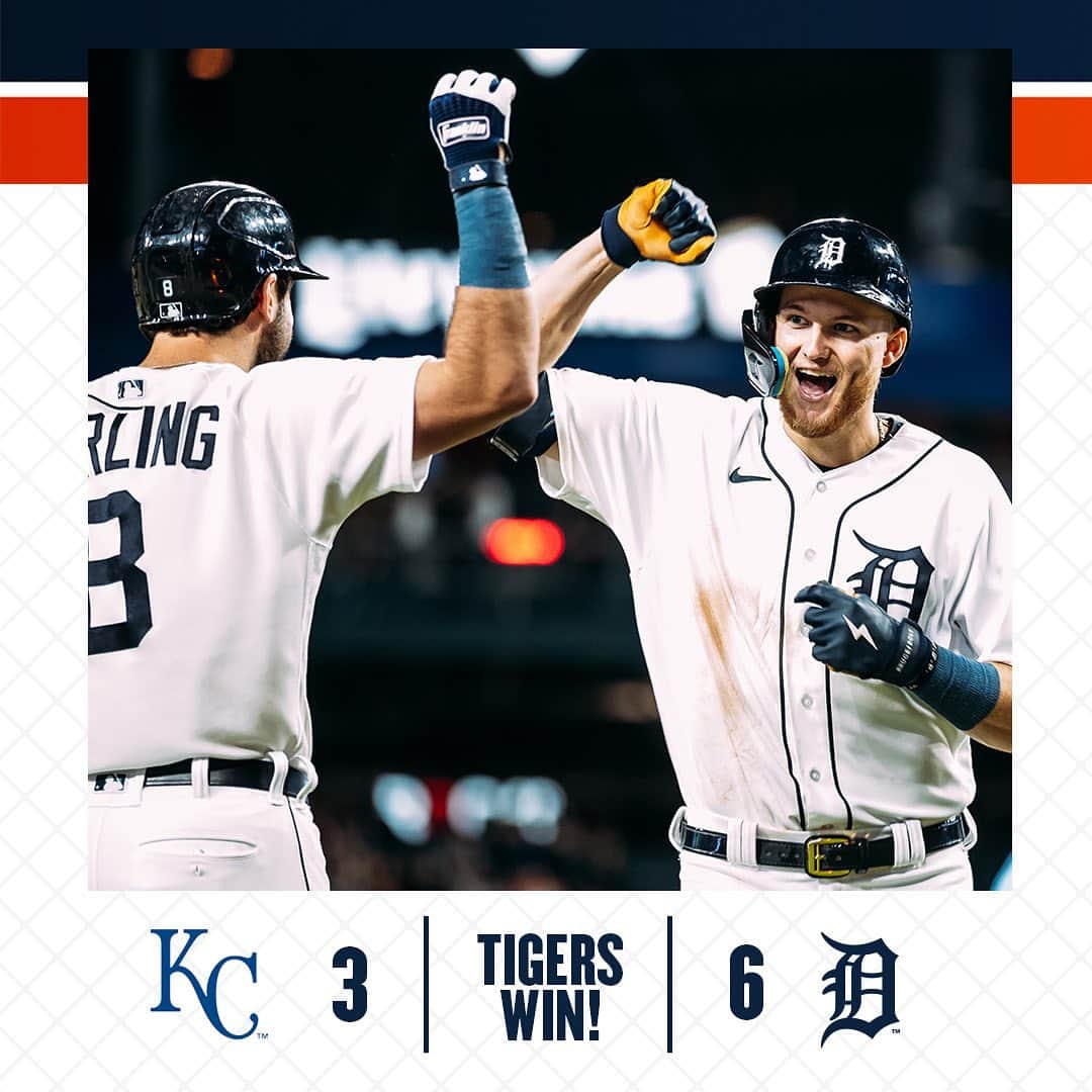 デトロイト・タイガースさんのインスタグラム写真 - (デトロイト・タイガースInstagram)「Setting the tone! #TigersWin」9月27日 11時36分 - tigers